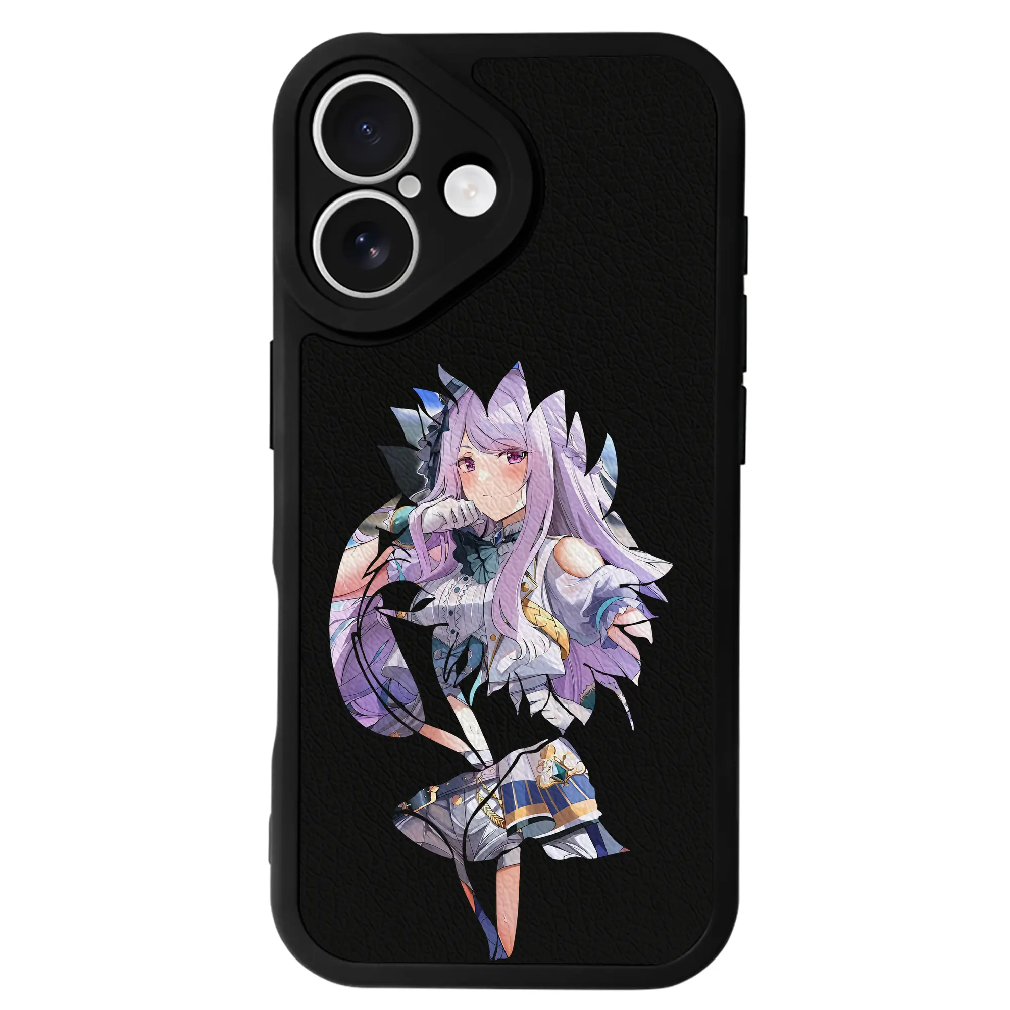 ウマ娘 プリティーダービー グッズ メジロマックイーン - IPhone 16シリーズ対応 ・ シリコンスマホケース ・ レザー調 ・ 高精度フィット ・ 耐衝撃 ・ ワイヤレス充電対応 ・ 精密カット